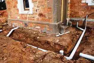 outside drainage Clapton